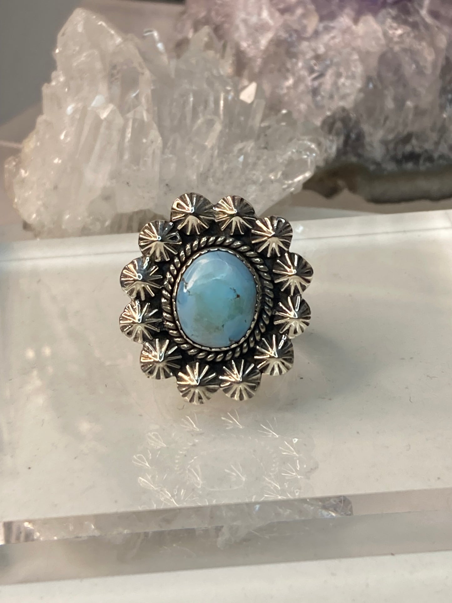 Sterling silver turquoise ring