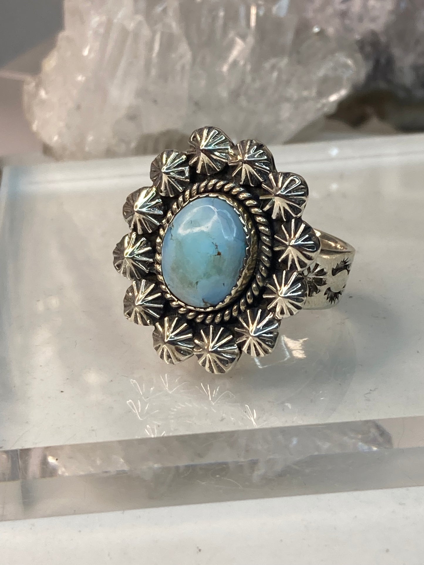 Sterling silver turquoise ring