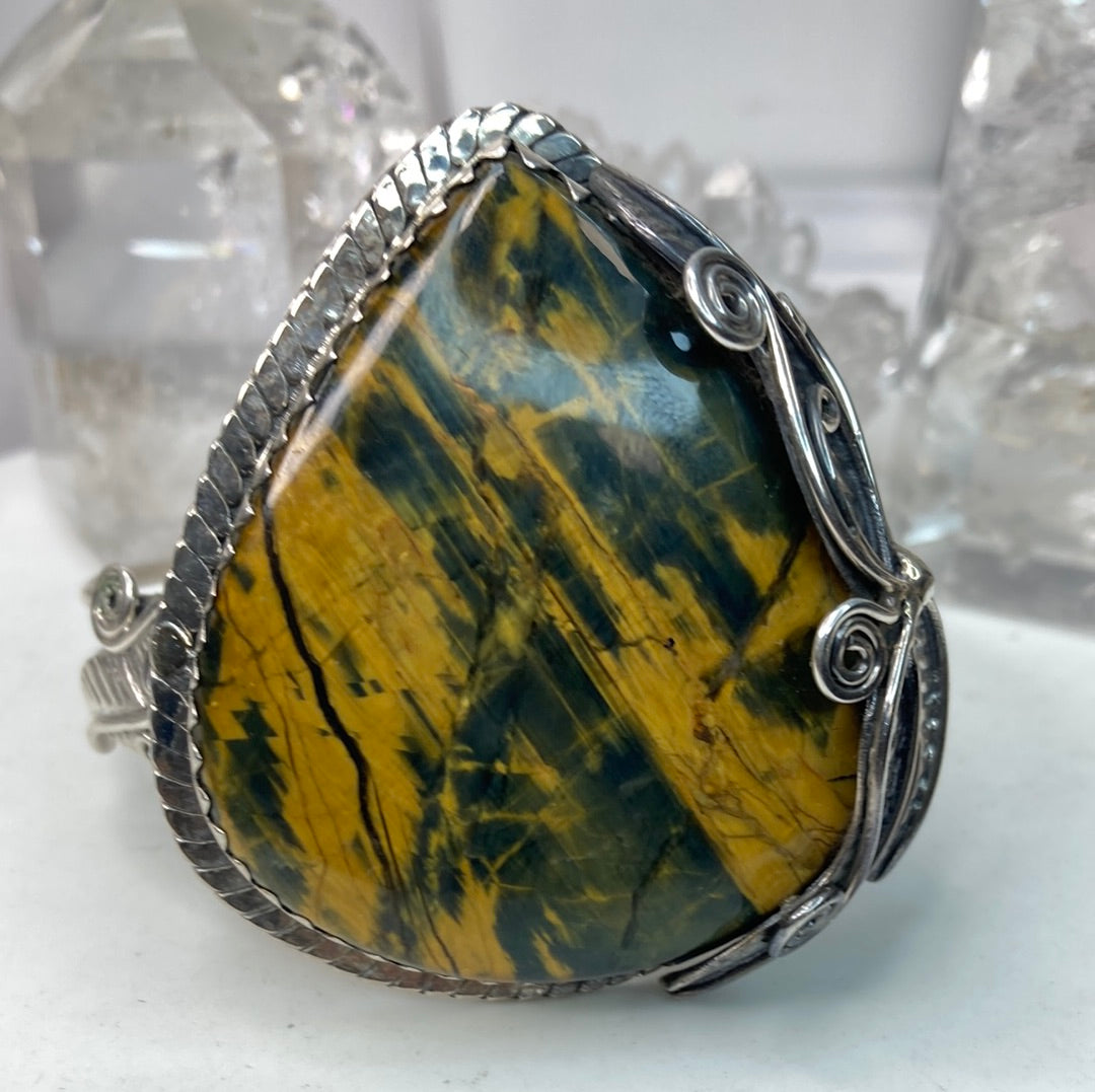 Sterling silver cuff bracelet