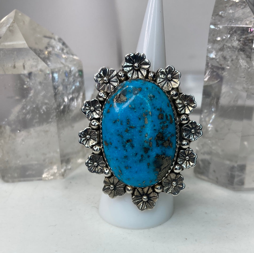 Sterling silver turquoise ring