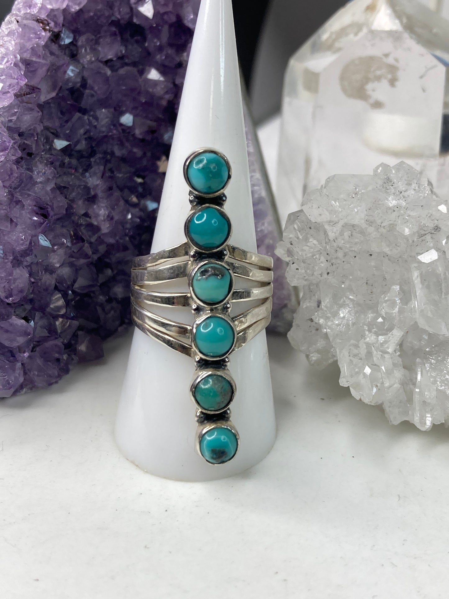 Sterling silver turquoise ring