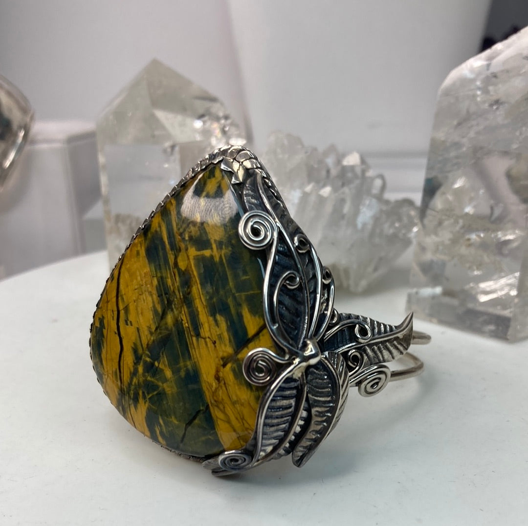 Sterling silver cuff bracelet