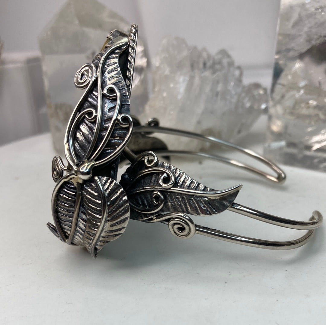 Sterling silver cuff bracelet
