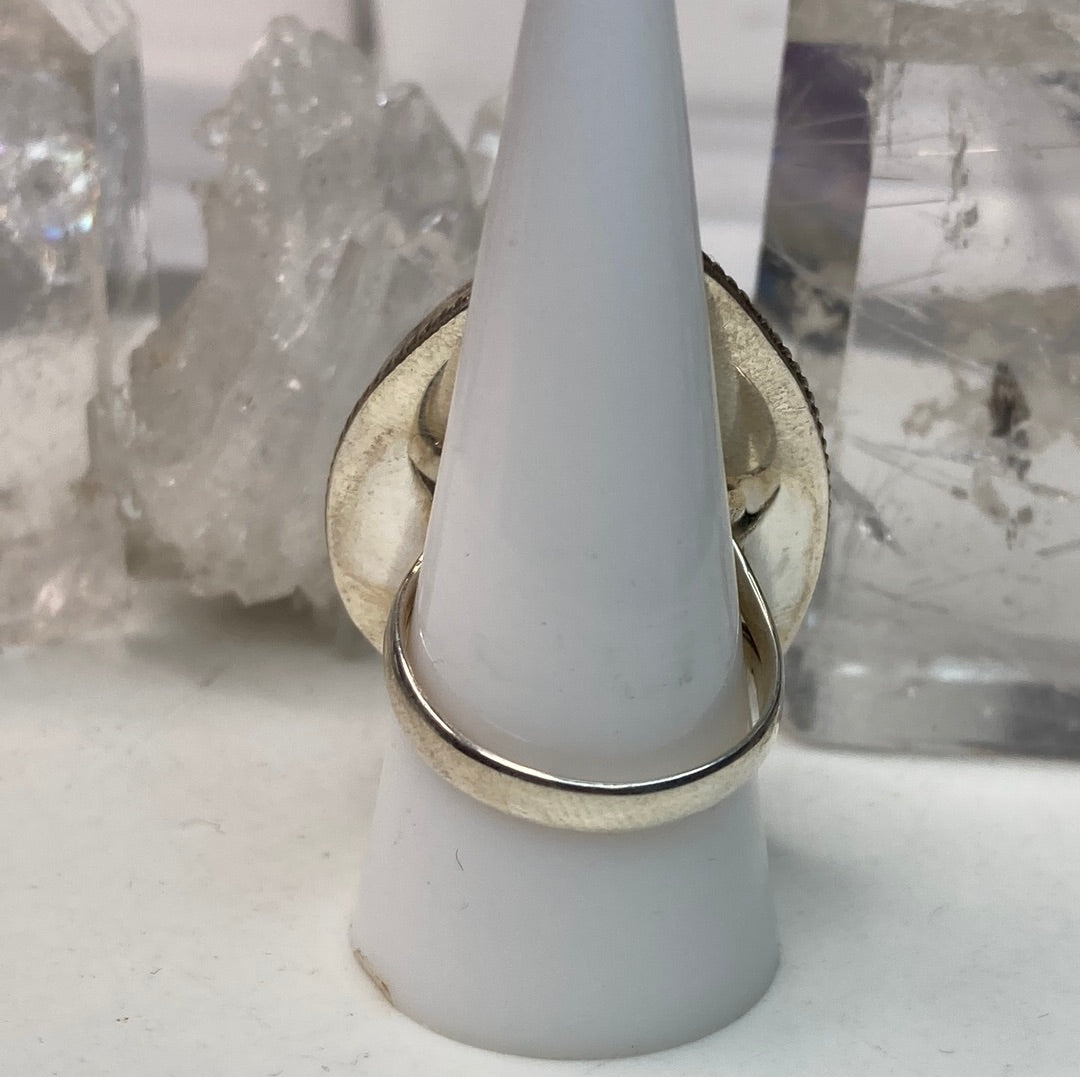 Sterling silver charoite ring