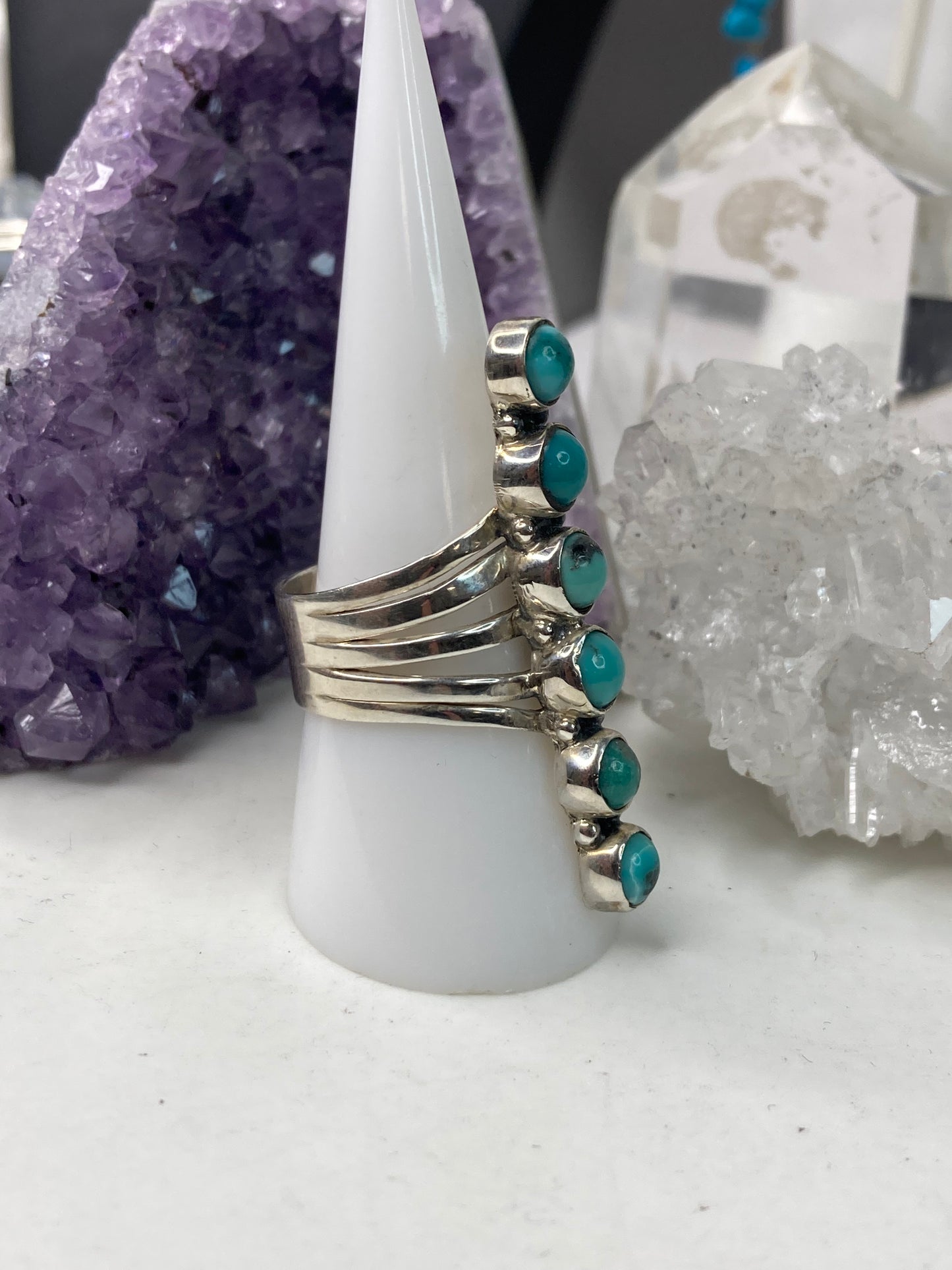 Sterling silver turquoise ring