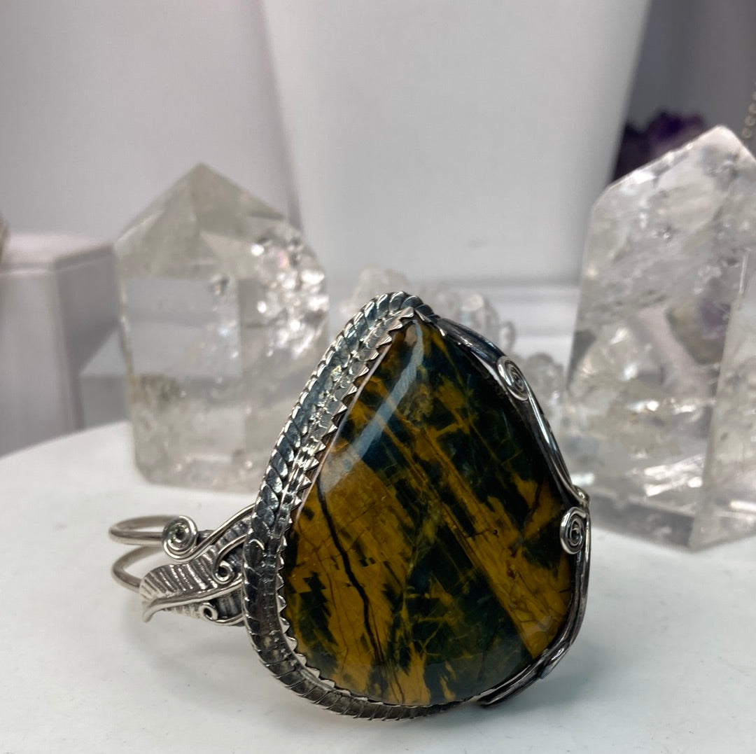 Sterling silver cuff bracelet