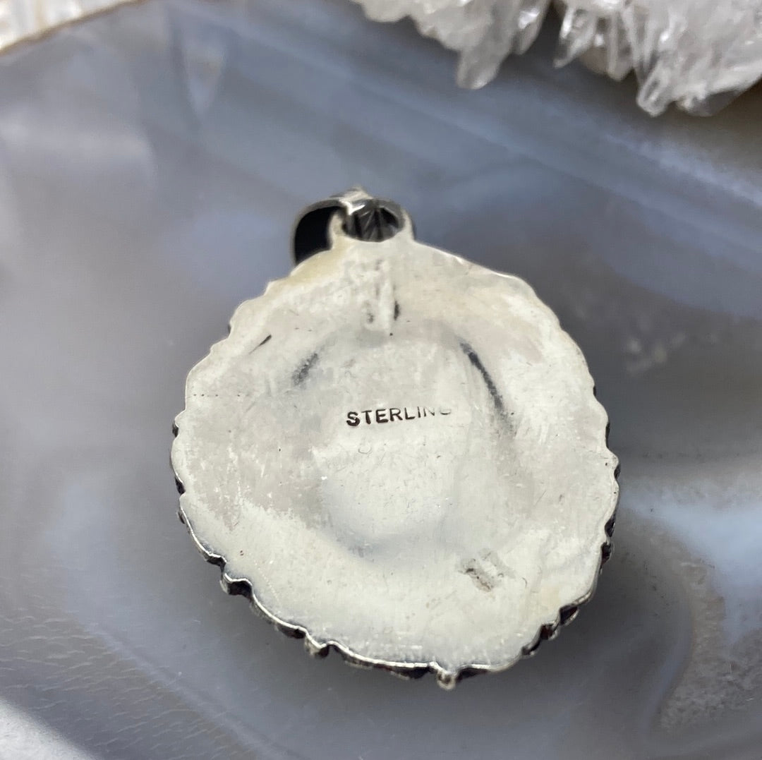 Sterling silver turquoise pendant