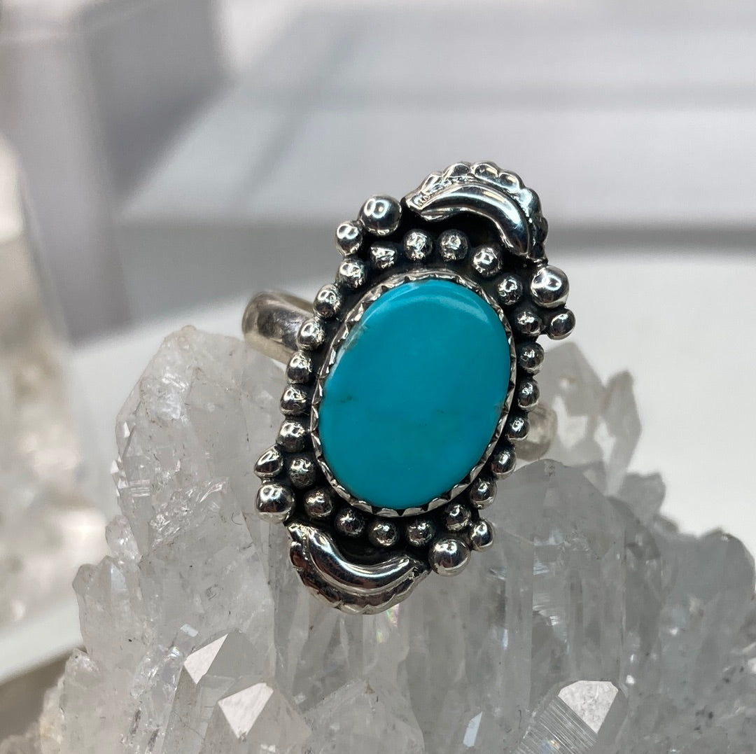 Sterling silver turquoise ring