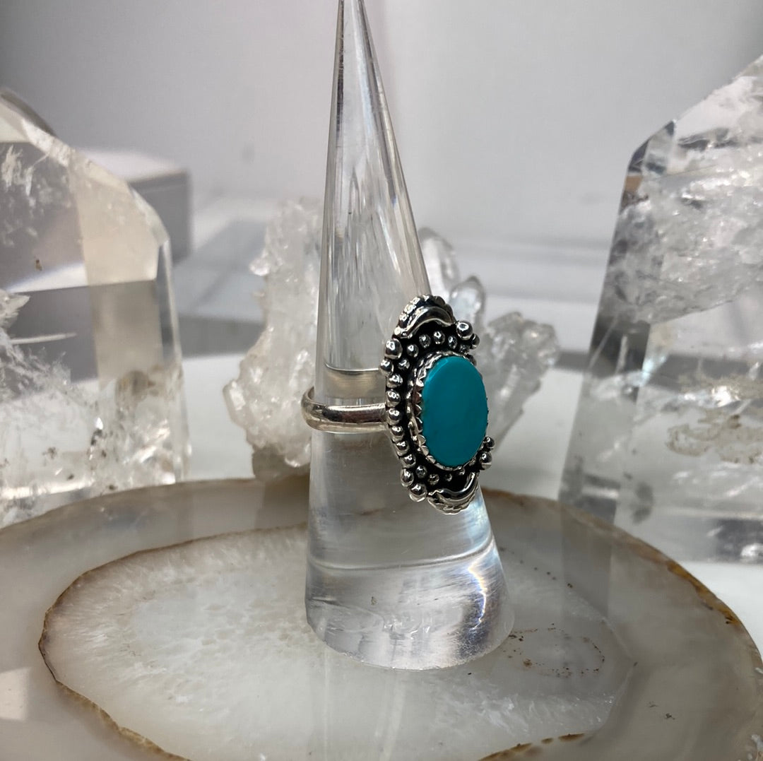 Sterling silver turquoise ring